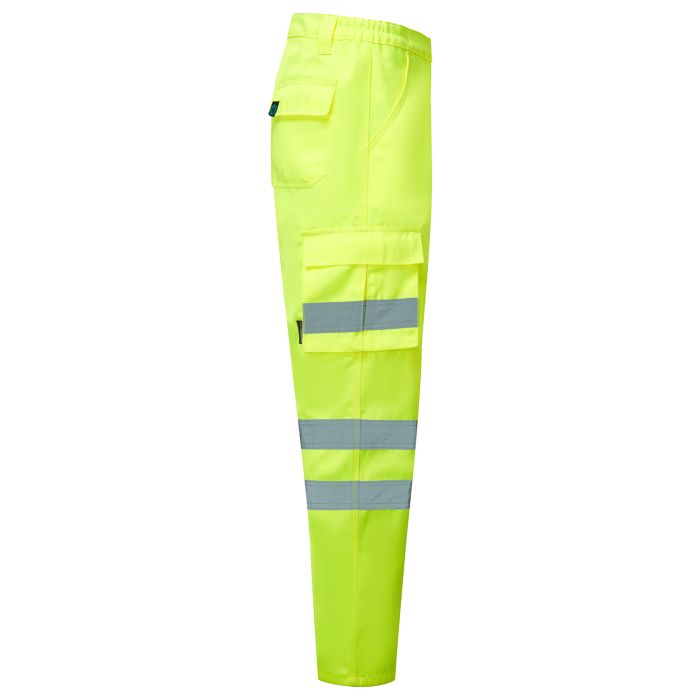 Eco Hi Vis Yellow Combat Trouser
