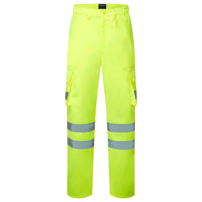 Eco Hi Vis Yellow Combat Trouser