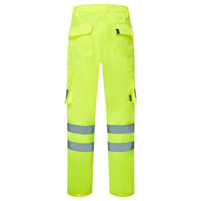 Eco Hi Vis Yellow Combat Trouser