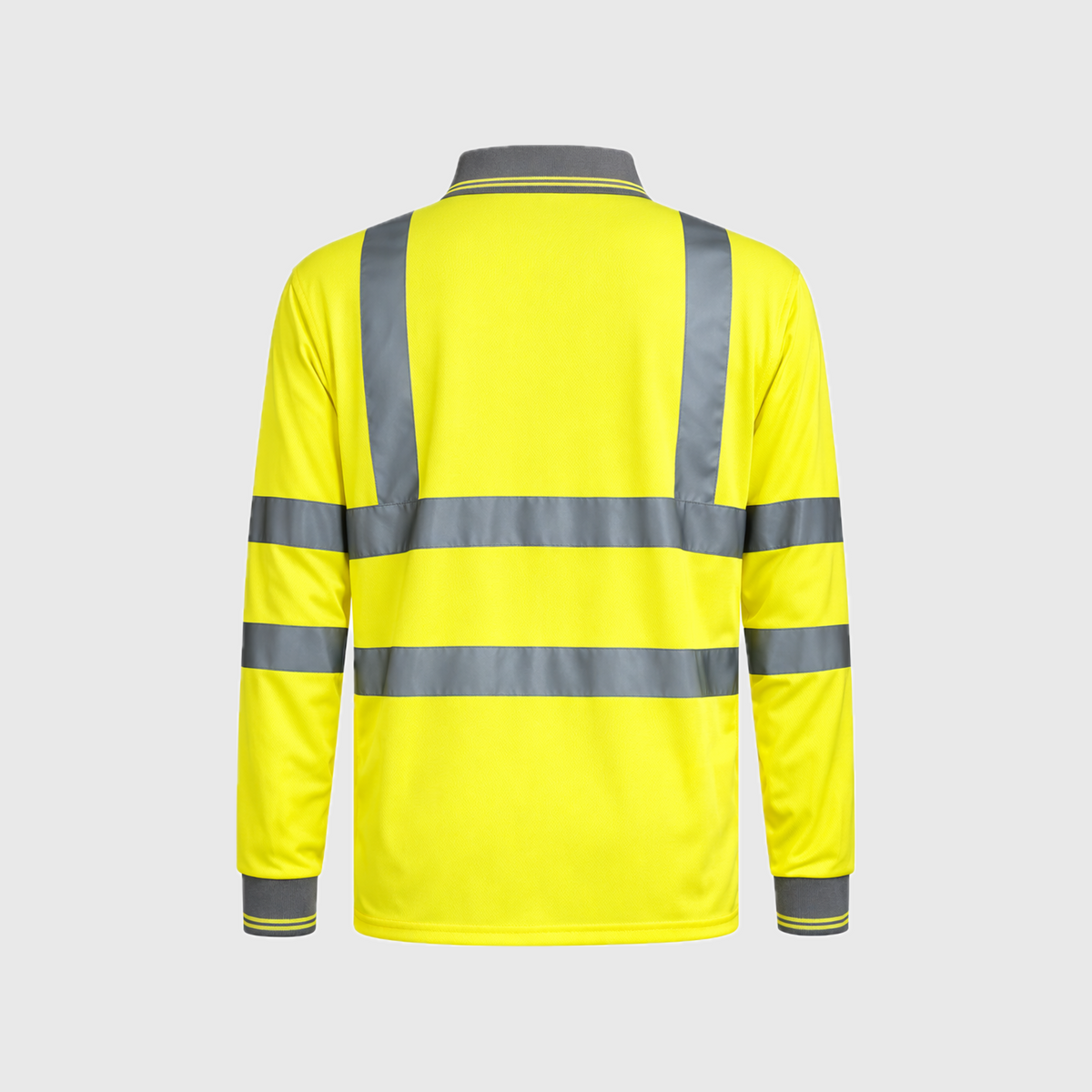 Step Ahead Hi Vis Visibility Long Sleeve Polo Shirts