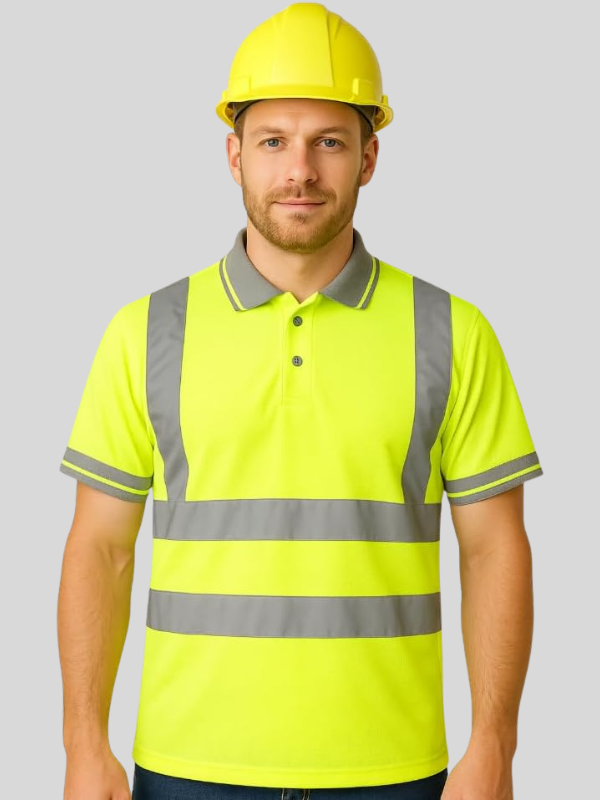 Hi Vis Short Sleeve Polo Shirt