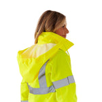 Ladies Sophia Hi-Viz Lightweight Jacket Class 3