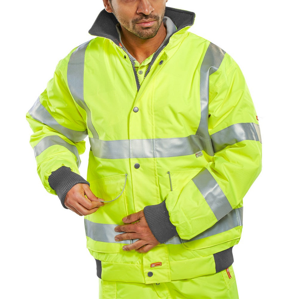 3m beeswift super hi-viz bomber jacket