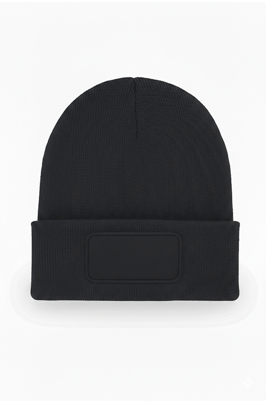 UC411 Rectangular Patch Beanie