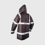 Step Ahead Hi Visibility Black Parka Jacket