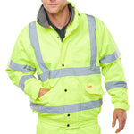 yellow hivisibility jacket be seen