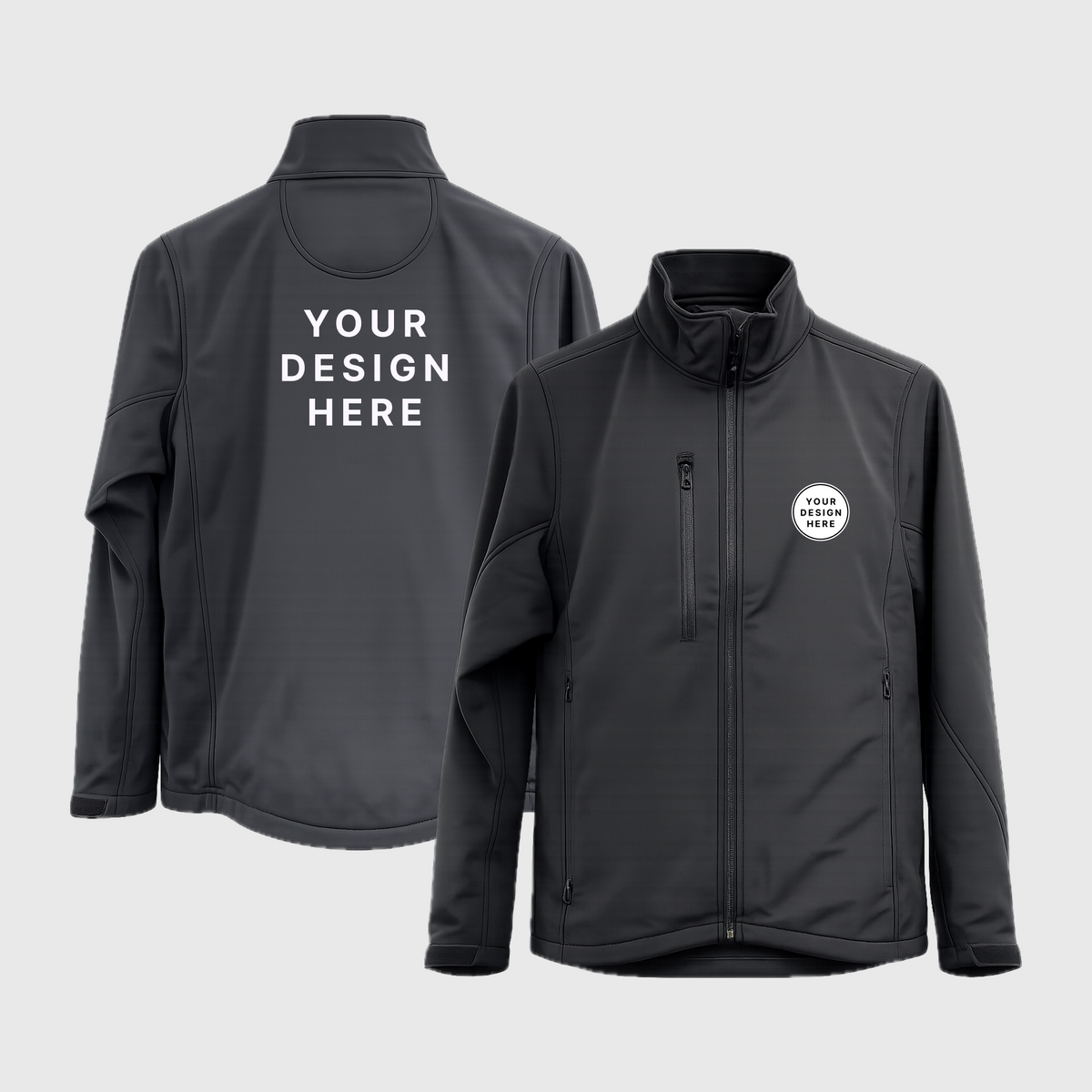 Custom Print Step Ahead Premium Soft-Shell Jacket