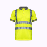 Custom Print Hi Vis Short Sleeve Polo Shirt
