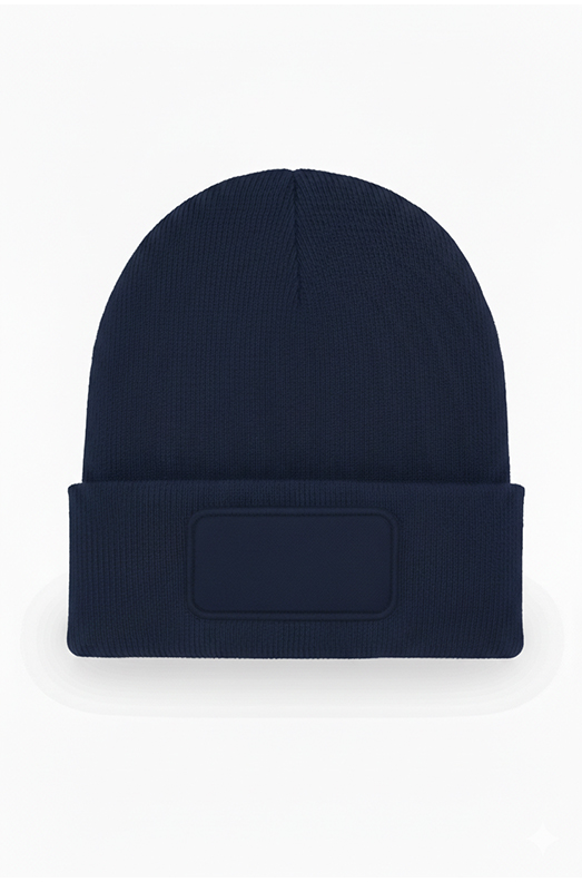 UC411 Rectangular Patch Beanie
