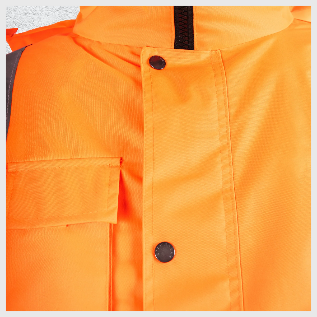Custom Print Hi Visibility Two Tone Parka Jacket