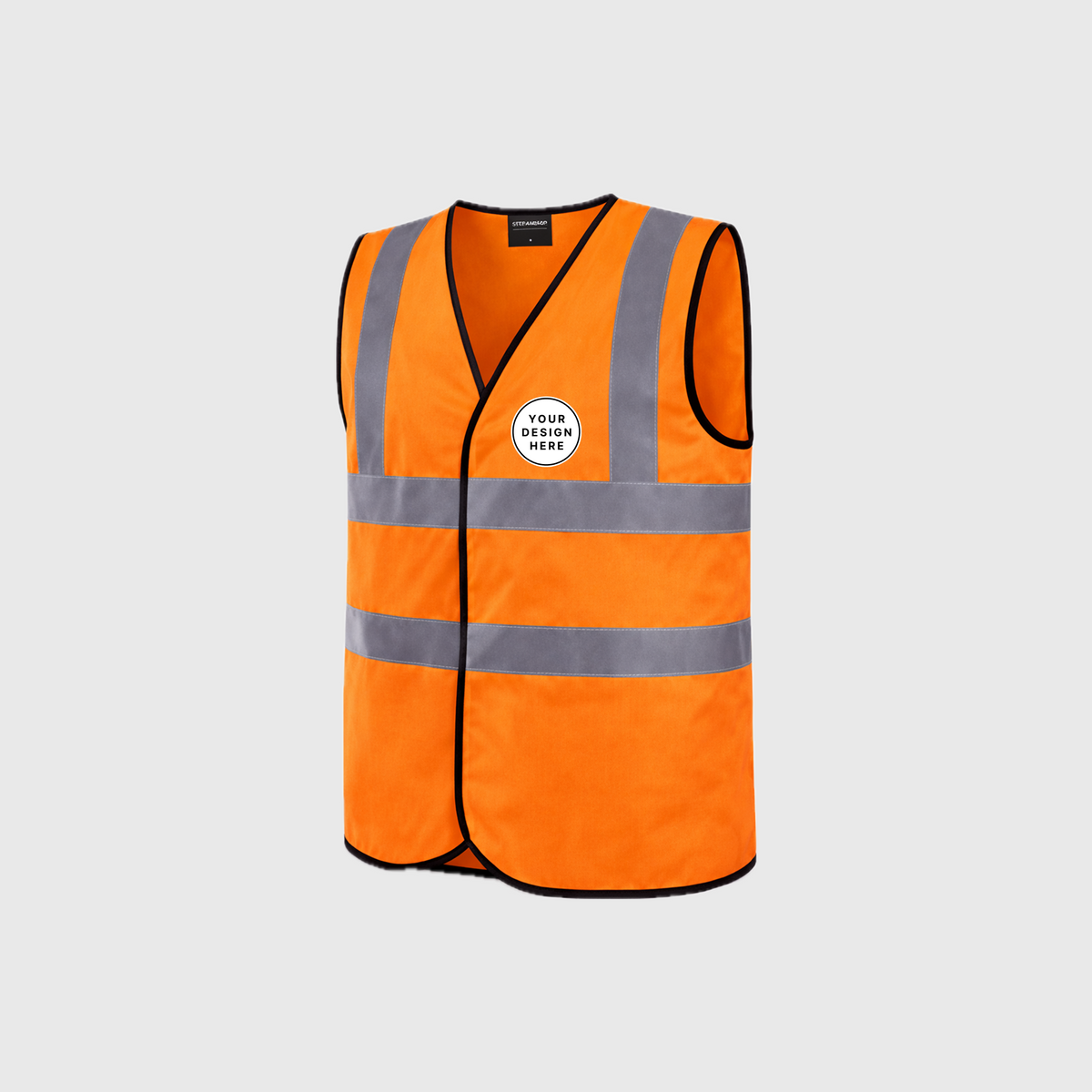 Custom Print Step Ahead Hi-Vis Safety Vest