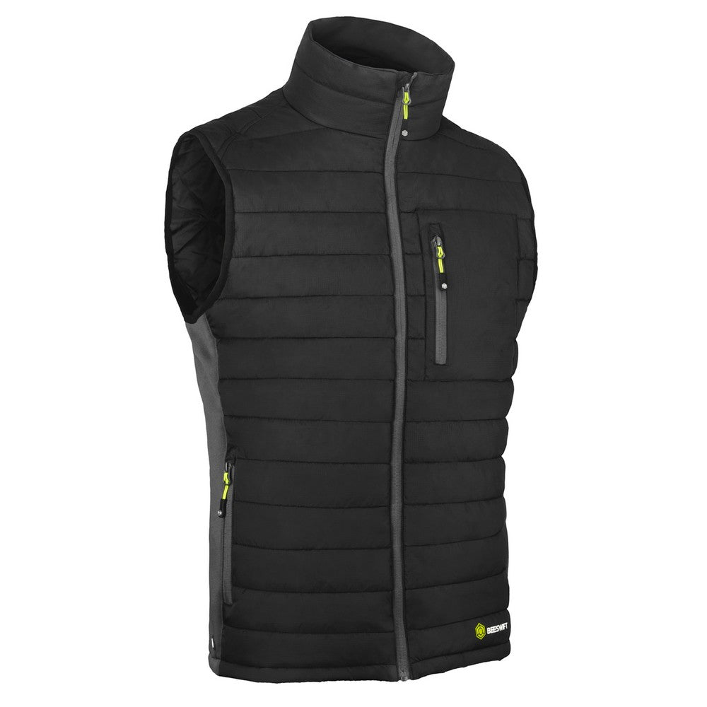 Flex Workwear Padded Bodywarmer - Black / Grey