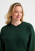 UC204 Classic V-Neck Sweatshirt