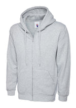 UC504 Adults Classic Full Zip Hooded Sweatshirt