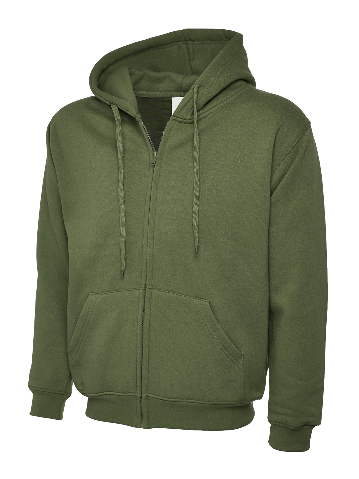 UC504 Adults Classic Full Zip Hooded Sweatshirt