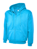 UC504 Adults Classic Full Zip Hooded Sweatshirt