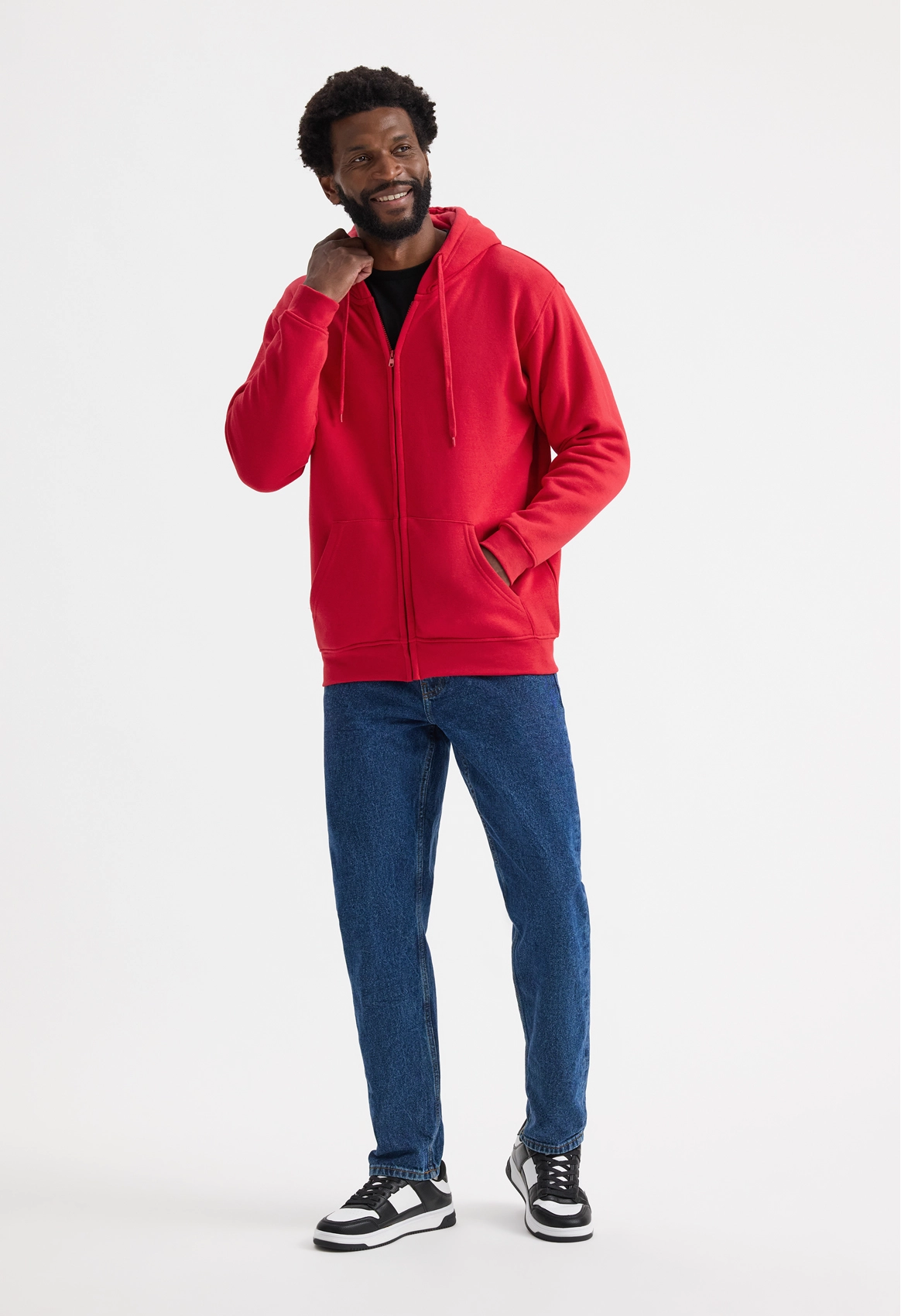 UC504 Adults Classic Full Zip Hooded Sweatshirt