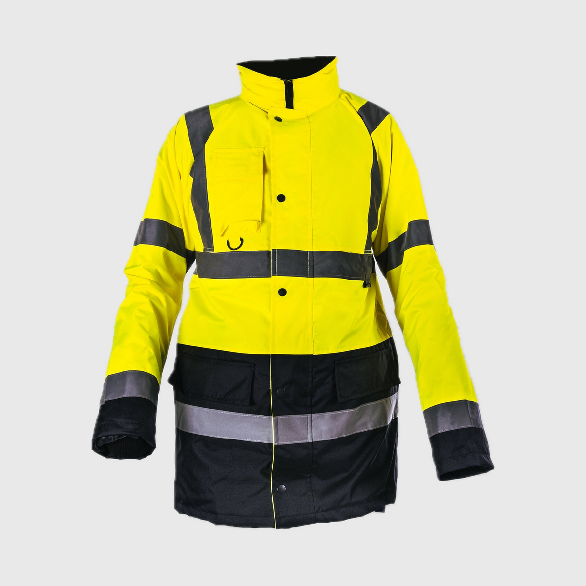 Custom Print Hi Visibility Two Tone Parka Jacket