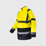 Step Ahead Hi Visibility Two Tone Parka Jacket