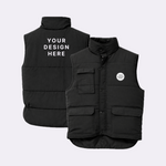 Custom Print Premium Multi Pockets Padded Bodywarmer Gillet Pioneer