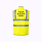 Custom Print Step Ahead Hi-Viz Reversible Bodywarmer