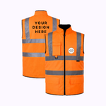 Custom Print Step Ahead Hi-Viz Reversible Bodywarmer