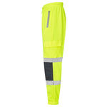 Supertouch Hi Vis Yellow 2 Tone Jogging Bottoms