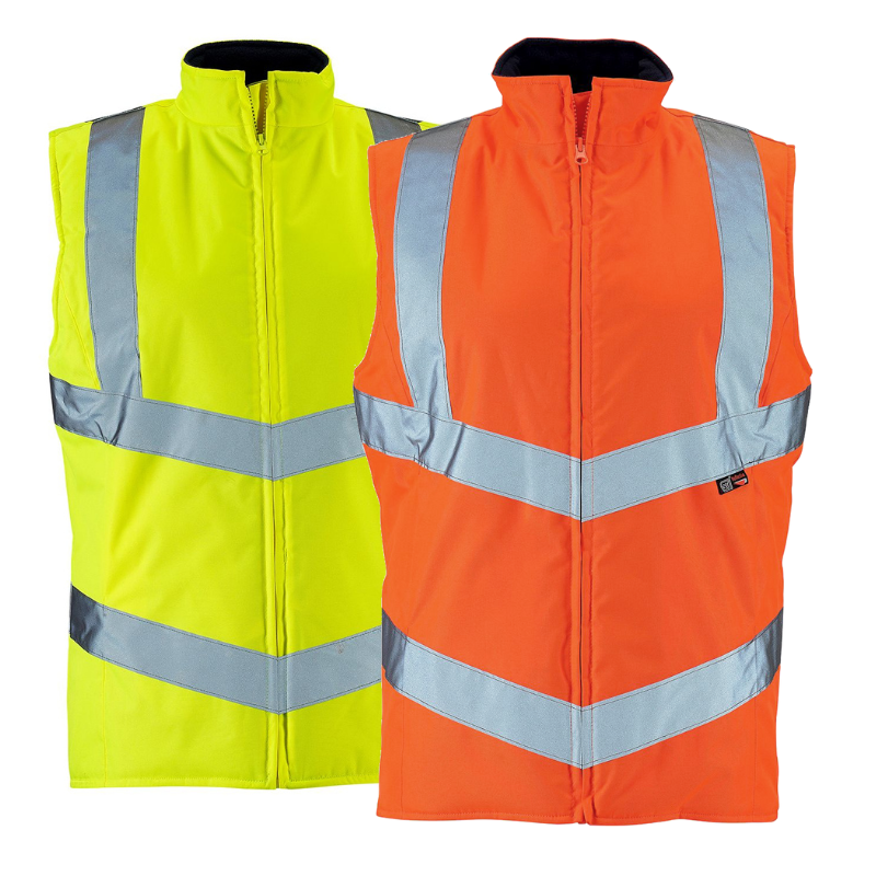 Ladies Anjali Hi-Viz Body Warmer Class 1/2 - High Visibility