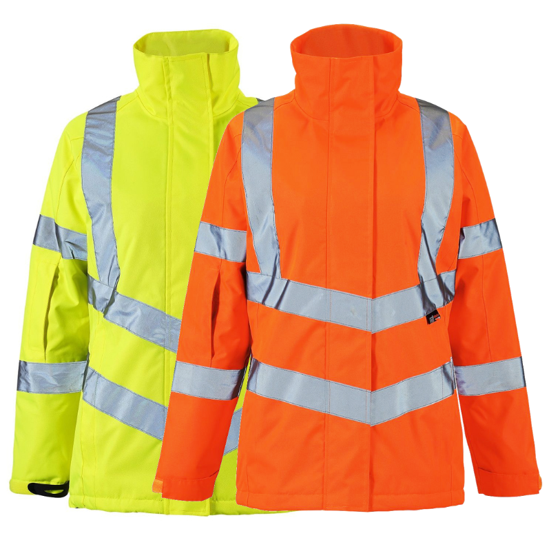 Ladies Kamela Hi-Viz Padded Jacket Class 3 - High Visibility