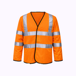 Custom Print Hi Vis Long Sleeve Safety Vest