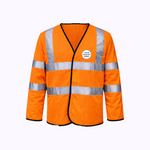 Custom Print Hi Vis Long Sleeve Safety Vest