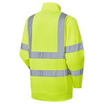 Women's Hi Vis Yellow Eshaal Zipped Sweatshirt