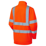 Women's Hi Vis Orange Eshaal Zipped Sweatshirt