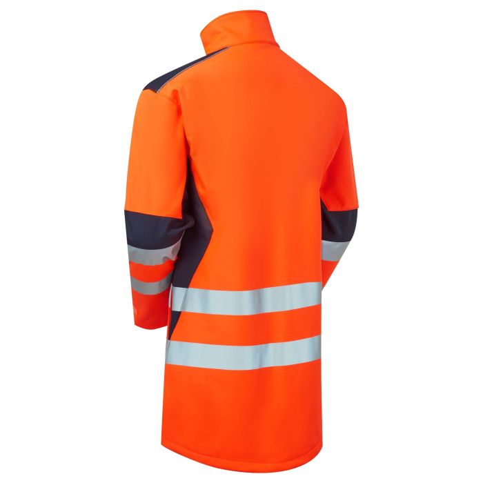 System Hi Vis Eco 3-Layer Orange Softshell Parka
