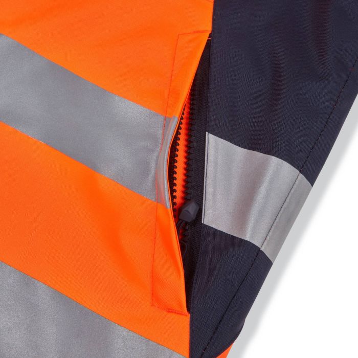 System Hi Vis Eco Insulated Orange Jacket