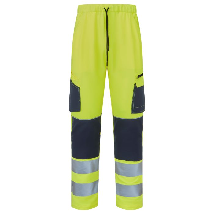 System Hi-Vis Eco Stretch Jogger Yellow Trouser