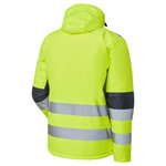 System Hi Vis Eco Thermal Waterproof Yellow/Navy Jacket