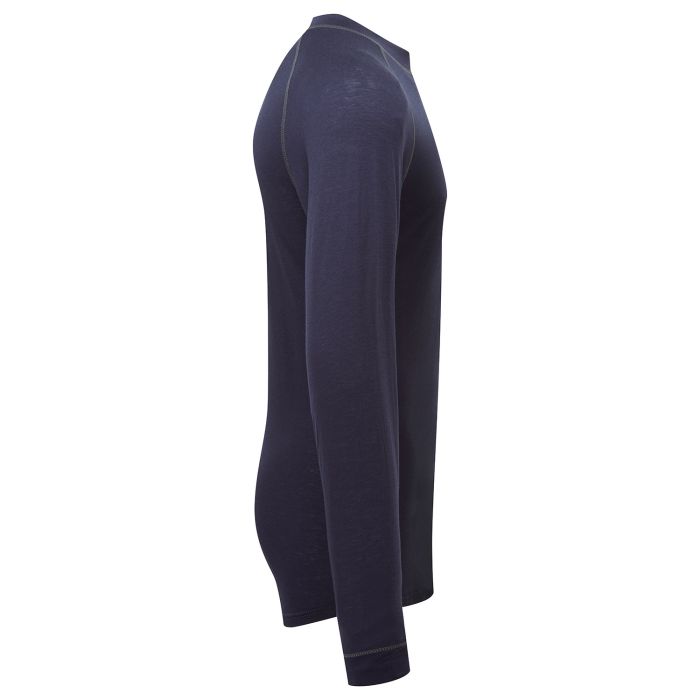 System Merino Wool Base Navy Layer Top