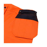 System Hi-Vis Eco Stretch Removable Holster Orange Trousers