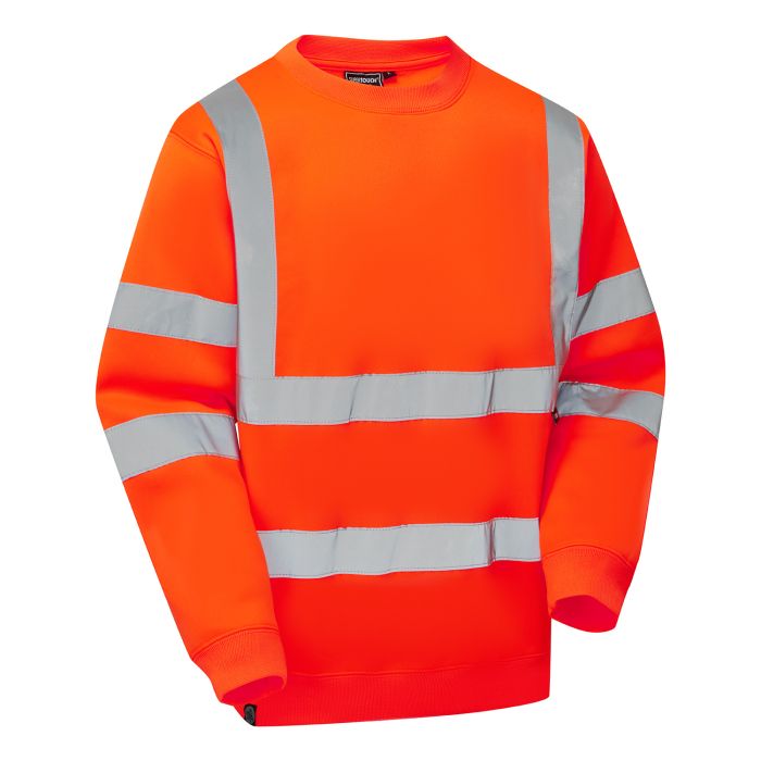 Eco Hi Vis Orange Sweatshirt
