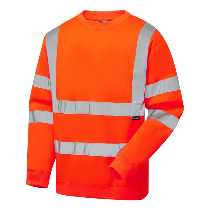 Eco Hi Vis Orange Sweatshirt