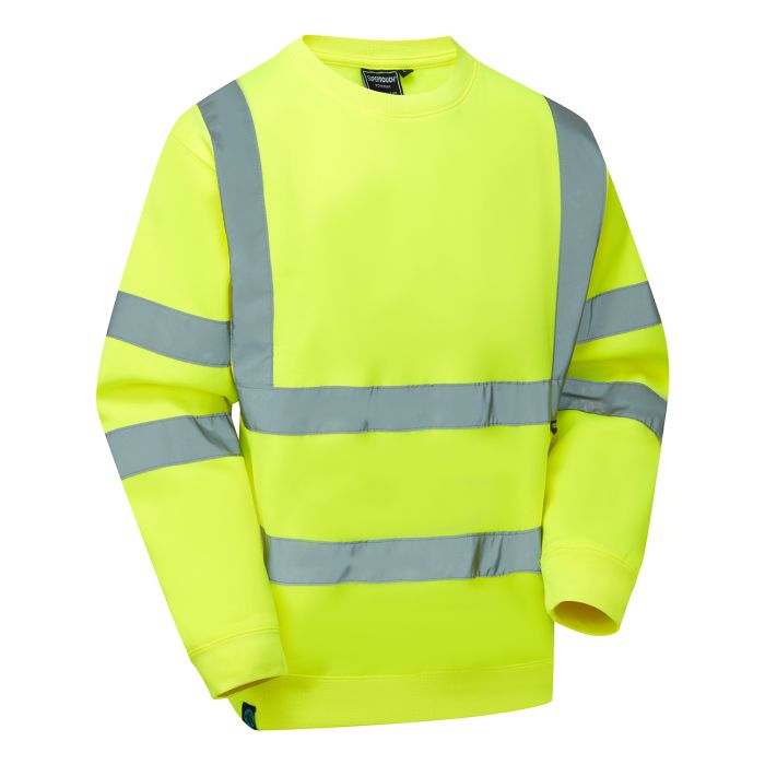 Eco Hi Vis Yellow Sweatshirt