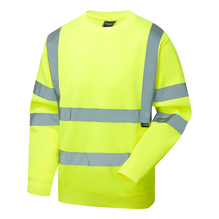 Eco Hi Vis Yellow Sweatshirt