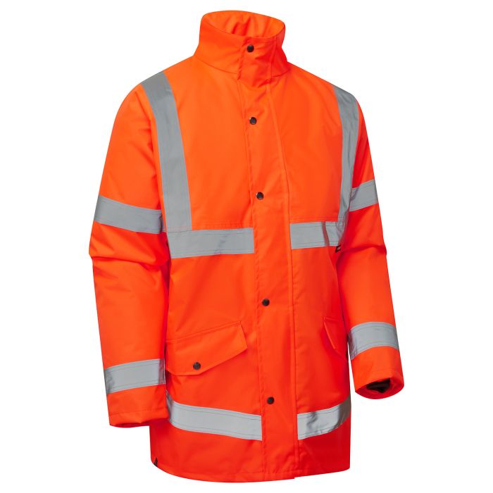 Eco Hi Vis Winter Padded Orange Parka