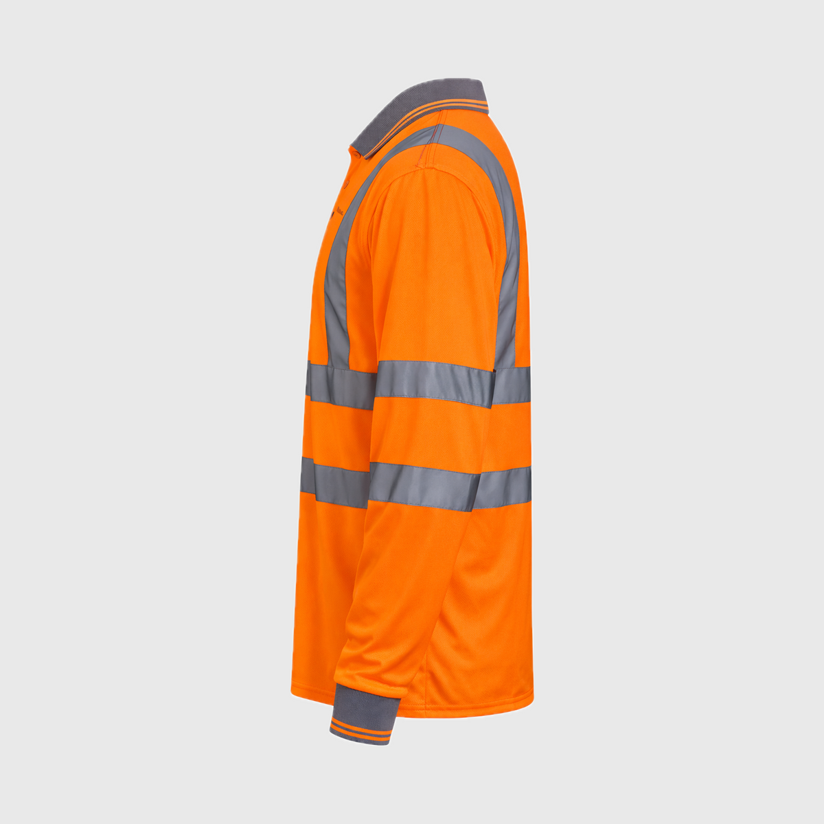 Step Ahead Hi Vis Visibility Long Sleeve Polo Shirts